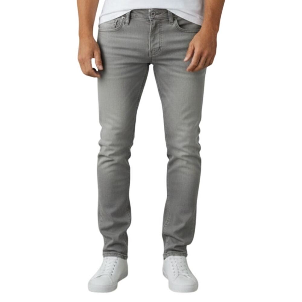 ALLSAINTS Cigarette Jean Men W31 Light Gray Stylish Festival Resort Academia Y2K